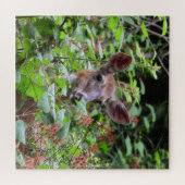 Puzzle Queue blanche Doer Deer Mange Berries (Horizontal)