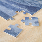 Puzzle Queue de baleine de l'océan bleu (Côté)