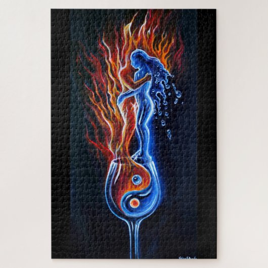 Puzzle Qui est le feu, qui est l'eau (Vertical)