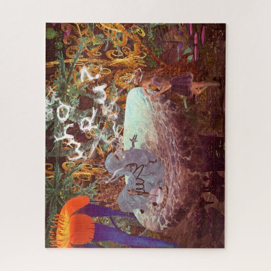Puzzle Qui R U ? Alice et la chenille Hookah (Vertical)
