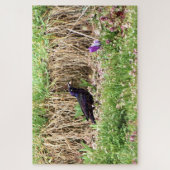 Puzzle Quiscale parmi les fleurs (Vertical)