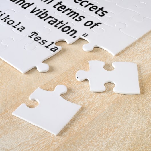 Puzzle Quote By Nikola Tesla (Côté)