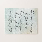 Puzzle Quote d'inspiration Motivational Watercolor (Horizontal)