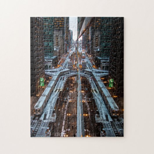 Puzzle quotidien/métro train Jigsaw Puzzle Puzzle  (Vertical)
