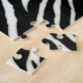 Puzzle RAB Rockabilly Impression Zèbre Noir & Blanc (Côté)