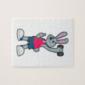 Puzzle Rabbit à Fitness avec Dumbbell (Horizontal)