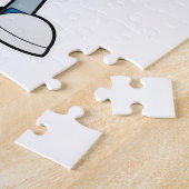 Puzzle Rabbit à Fitness avec Dumbbell (Côté)