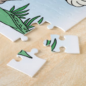 Puzzle Rabbit de guerrier médiéval (Côté)
