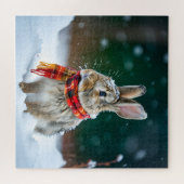 Puzzle Rabbit hiver (Horizontal)