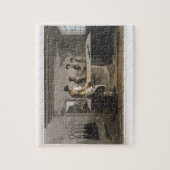 Puzzle Raboteuses de tissu, "costume d'engrav de (Vertical)