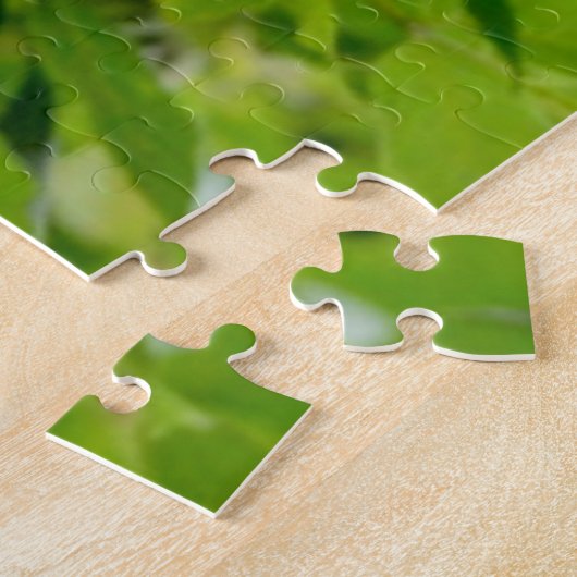 Puzzle Raccoon dans Green Tree Cute gris masqué raccoon (Côté)