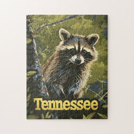 Puzzle Raccoon du Tennessee (Vertical)