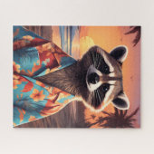 Puzzle Raccoon Holiday (Horizontal)