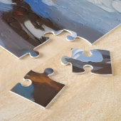 Puzzle Raccoon Washing Stolen Christmas Gold Hat (Côté)