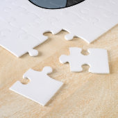 Puzzle Racoon as Snowboarder avec snowboard (Côté)