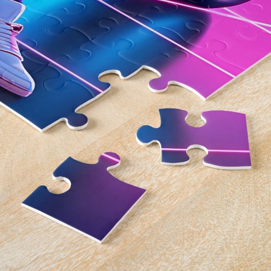 Puzzle Radiance rétro : Nostalgie néon (Côté)