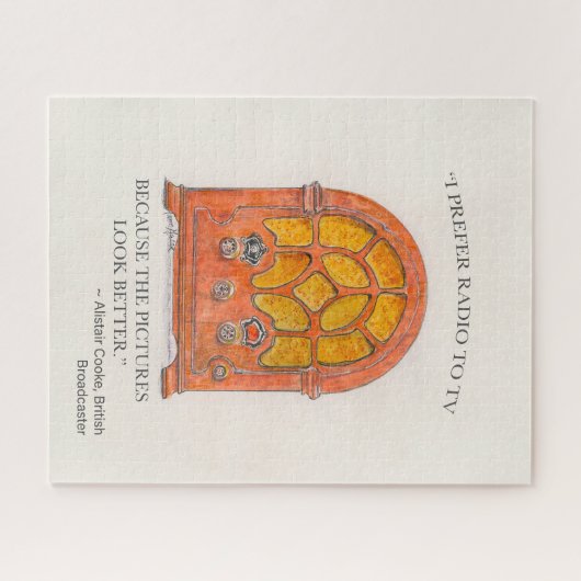 Puzzle Radio vintage (Horizontal)