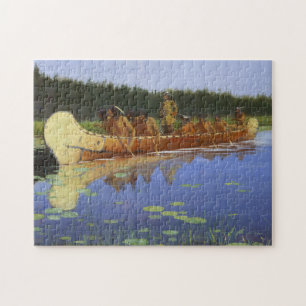 Puzzle Radisson Groseilliers Voyagers Frederic Remington