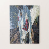 Puzzle Rafting Montana.Joyeux Noël (Vertical)