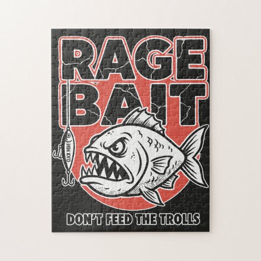 Puzzle Rage Bait, Don’t Feed The Trolls (Vertical)