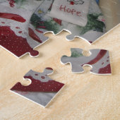 Puzzle Raggedy Ann Doll & Polar Bear (Côté)