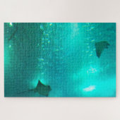 Puzzle Raies manta dans un aquarium. (Horizontal)