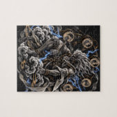 Puzzle Raijin Bleu (Horizontal)