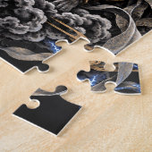 Puzzle Raijin Bleu (Côté)