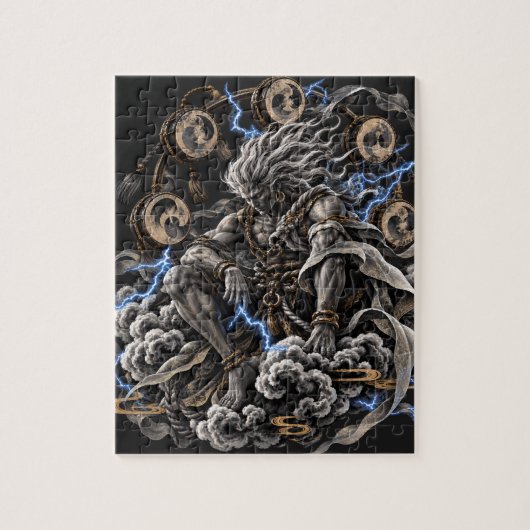 Puzzle Raijin Bleu (Vertical)