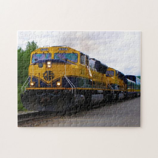 Puzzle Railcar d'Alaska. (Horizontal)