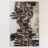 Puzzle Railroad East rencontre West Laying of Dernier Rai (Vertical)