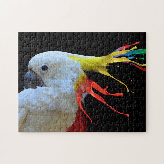 Puzzle Rainbow bird (Horizontal)