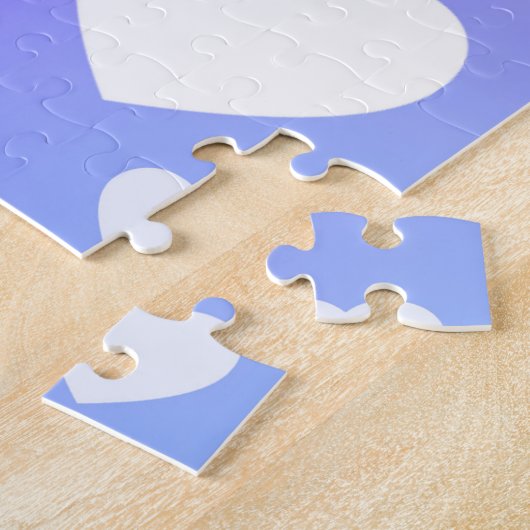 Puzzle Rainbow Bird & Hearts (Côté)