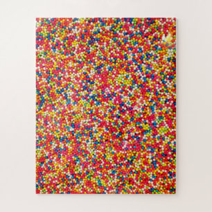 Puzzle Rainbow Candy Motif