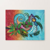 Puzzle Rainbow Chameleon (Horizontal)