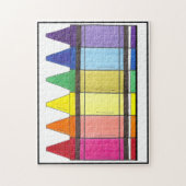 Puzzle Rainbow Crayons Artist Art Teacher Coloration (Vertical)