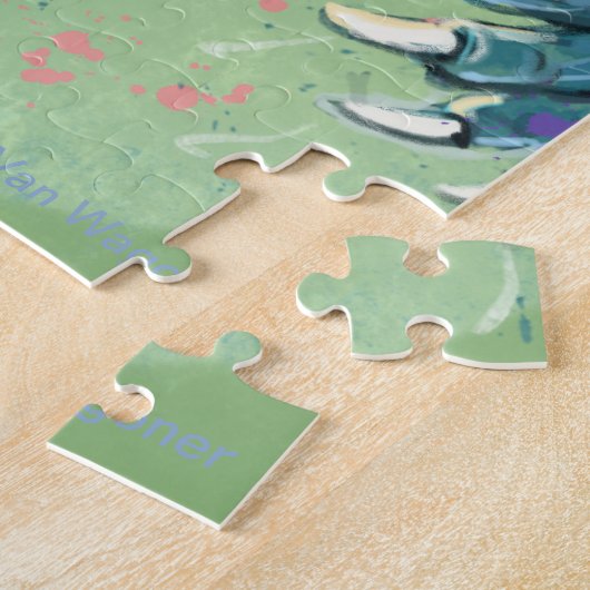 Puzzle Rainbow Dragon Art (Côté)