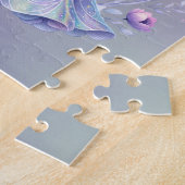 Puzzle Rainbow Fairy Princess avec Peony Floral Girl (Côté)