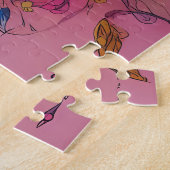 Puzzle Rainbow Garden Neon Psychedelic Nature (Côté)