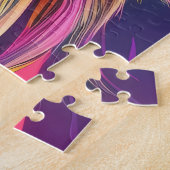 Puzzle Rainbow Garden Neon Psychedelic Wildlife Nature (Côté)