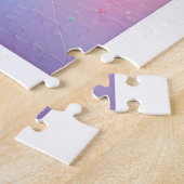 Puzzle- Rainbow Glitter Butterfly & Flower  Legpuzzel (Zijkant)