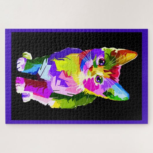 Puzzle Rainbow Kitty (Horizontal)
