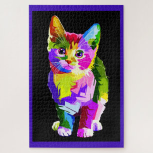 Puzzle Rainbow Kitty