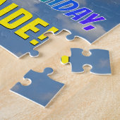 Puzzle Rainbow Look "27" & "HAPPY BANTHDAY", Ciel nuageux (Côté)