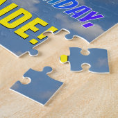 Puzzle Rainbow Look "48" & "HAPPY BANTHDAY", Ciel nuageux (Côté)