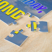 Puzzle Rainbow Look "60" & "HAPPY BANTHDAY", Ciel nuageux (Côté)