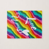 Puzzle Rainbow Love gagne (Horizontal)