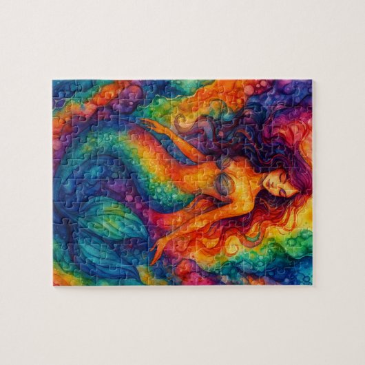 Puzzle Rainbow Mermaid (Horizontal)