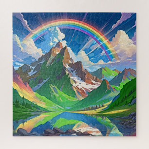Puzzle Rainbow Mountain