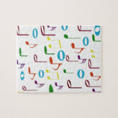 Puzzle Rainbow Notes (Horizontal)